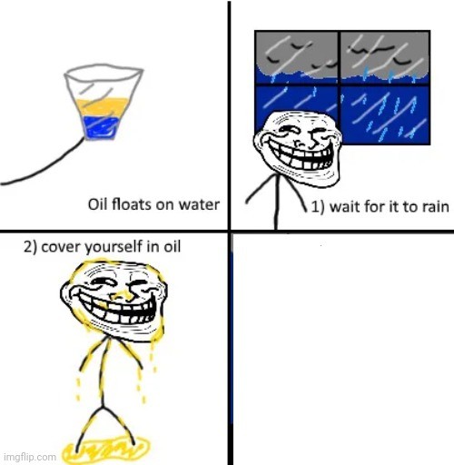 Cover yourself in Oil  meme template