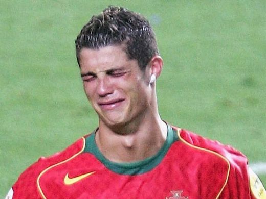 Cristiano Ronaldo Crying  meme template