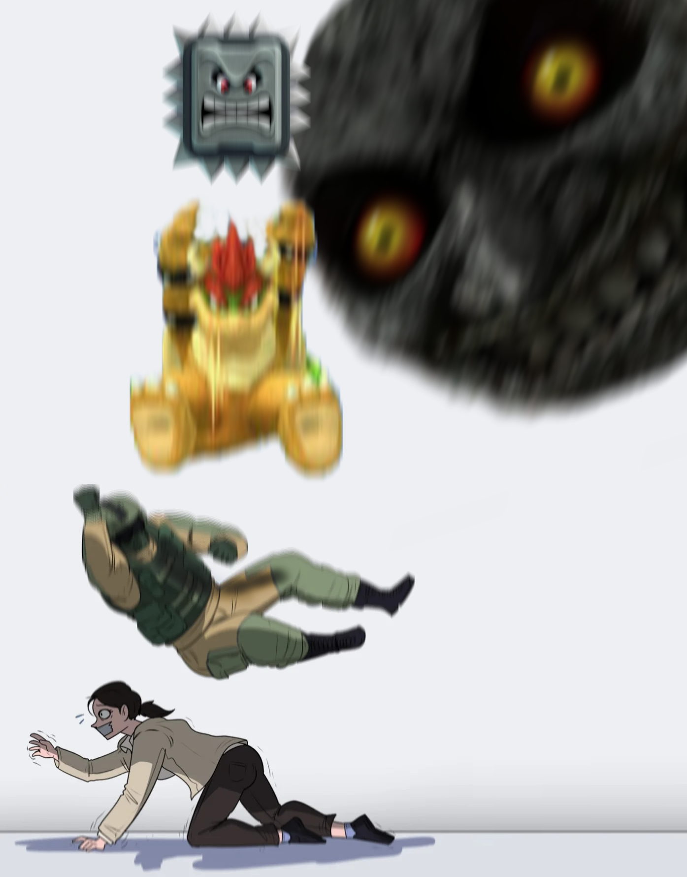 Crushing Combo  meme template