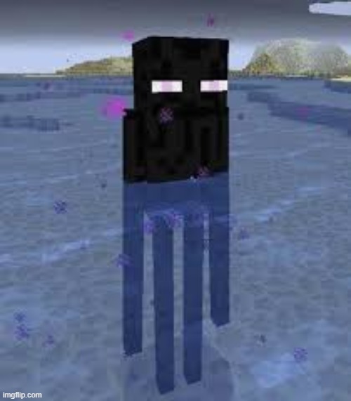 Cursed Enderman  meme template