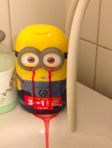Cursed Minion Shampoo 0_0  meme template