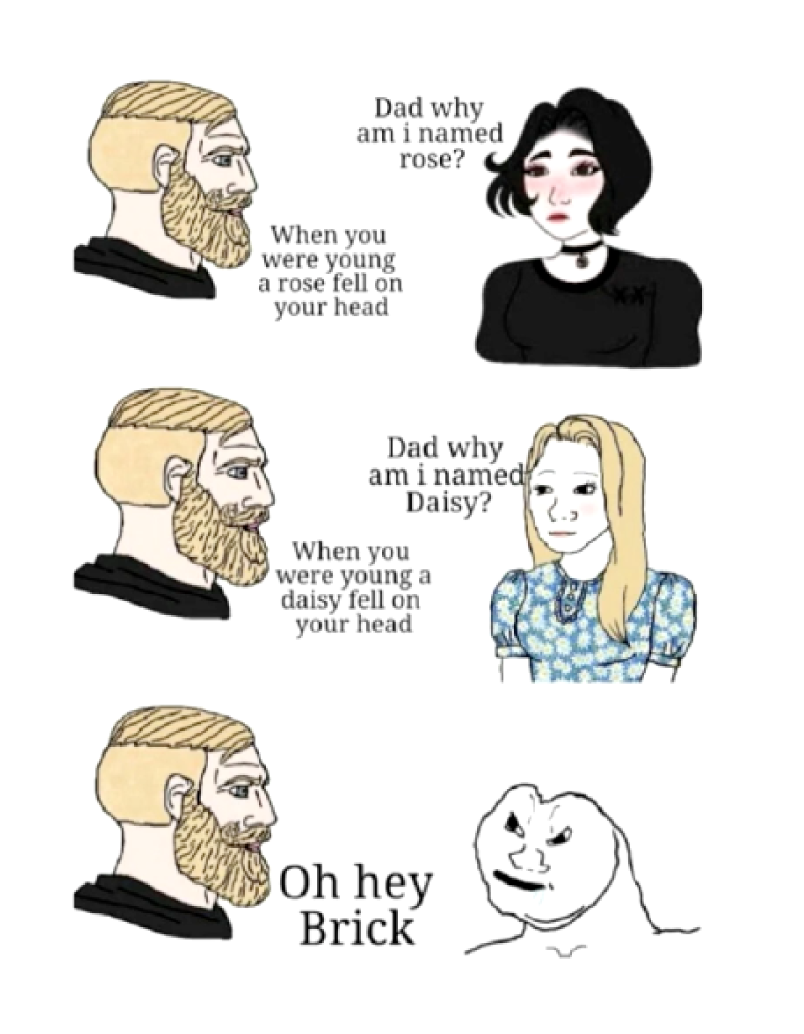 dad why am I named  meme template