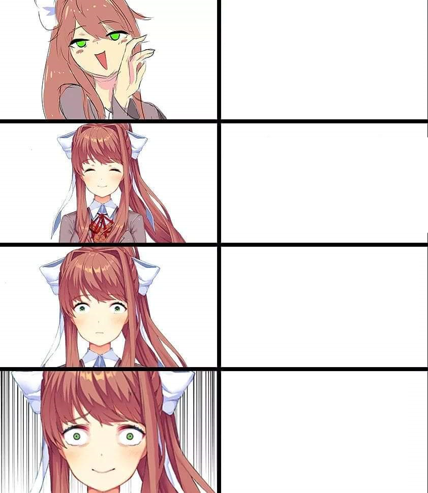 DDLC  meme template