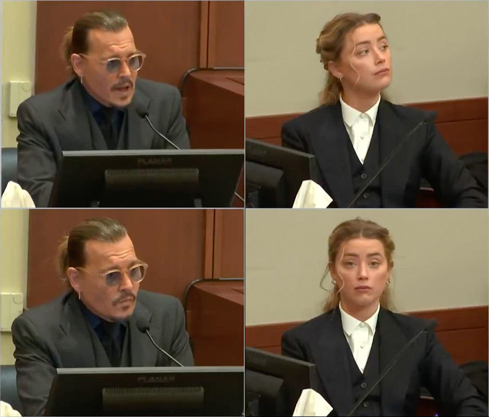 Depp Heard  meme template