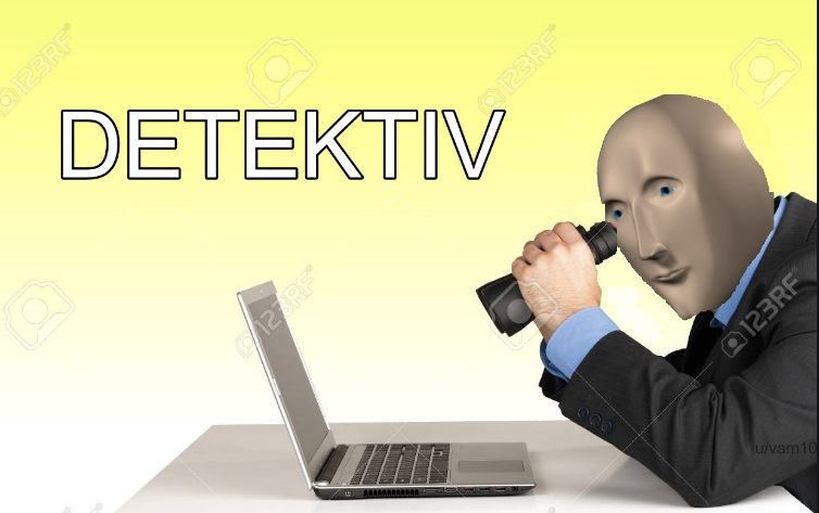 Detektiv  meme template