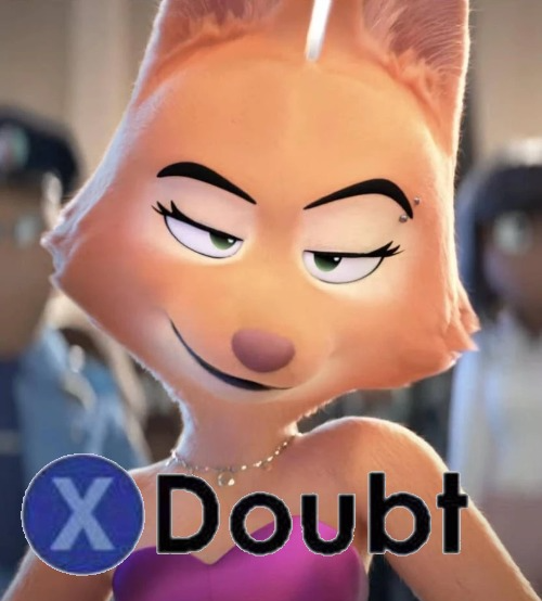 Diane Foxington X Doubt  meme template
