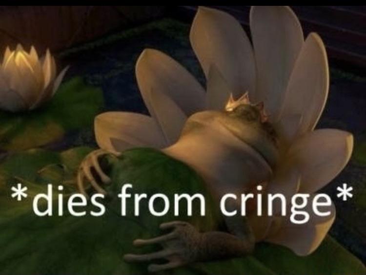 Dies from cringe  meme template
