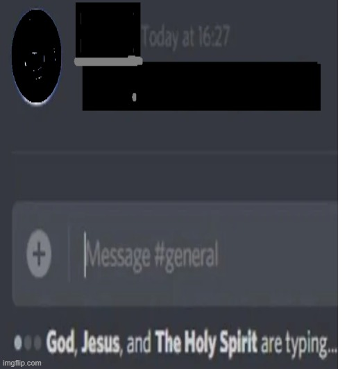 Discord message  meme template