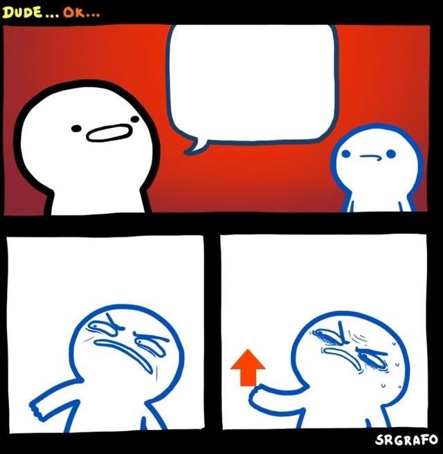 Disgusted Upvote  meme template