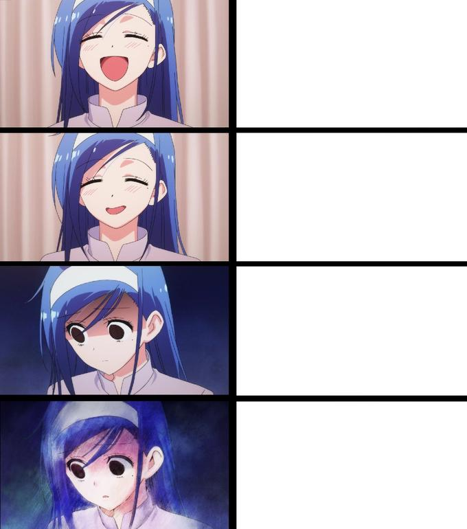 Distressed Fumino  meme template