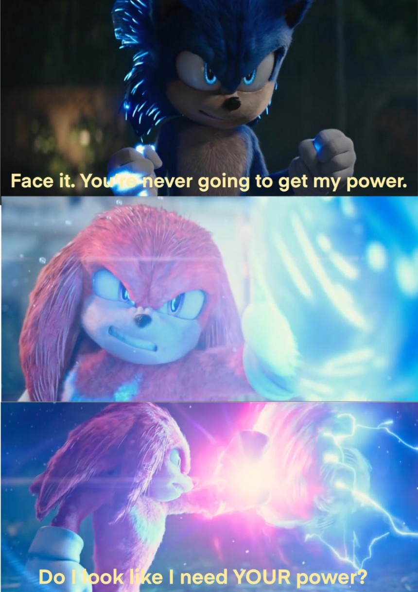 Do I look like I need YOUR power?  meme template