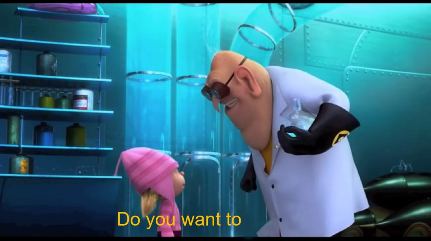 Do you want to explode? (without "explode")  meme template