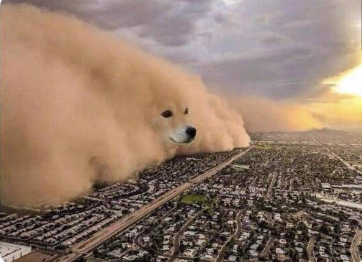 Doge Cloud  meme template