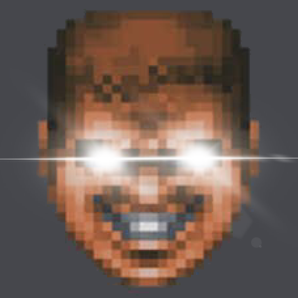 Doomguy Grin Eye glare  meme template