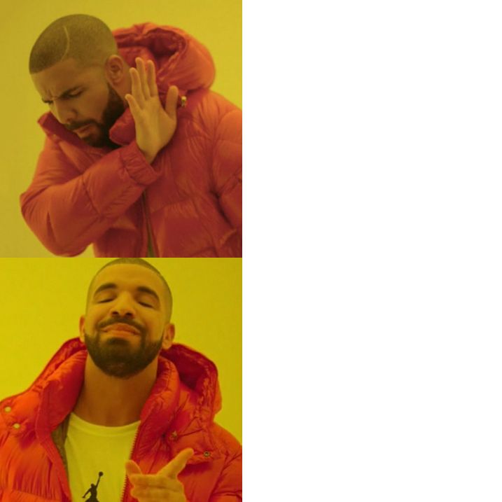 Drake Blank meme template