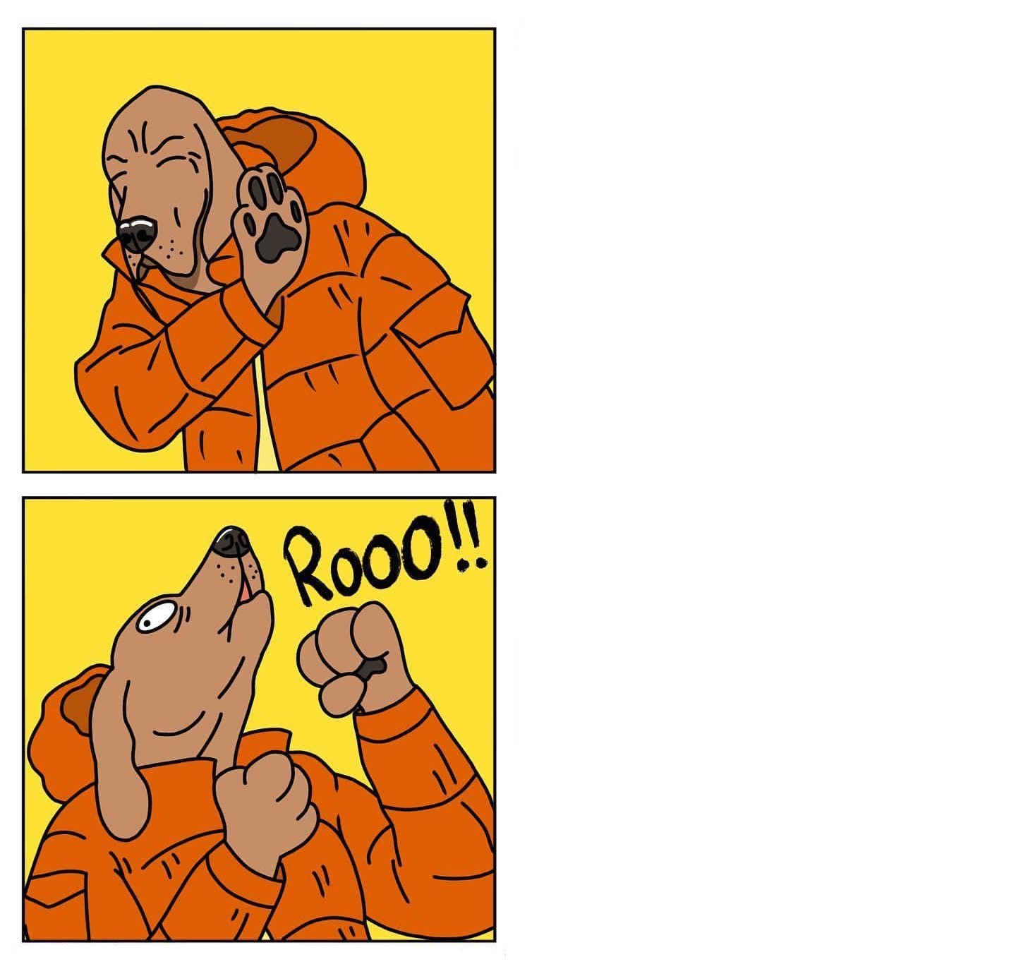 drake dog  meme template