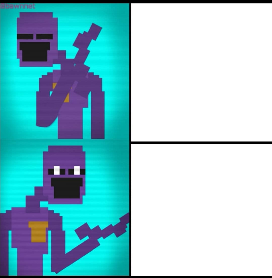 Drake Hotline Bling Meme FNAF EDITION  meme template