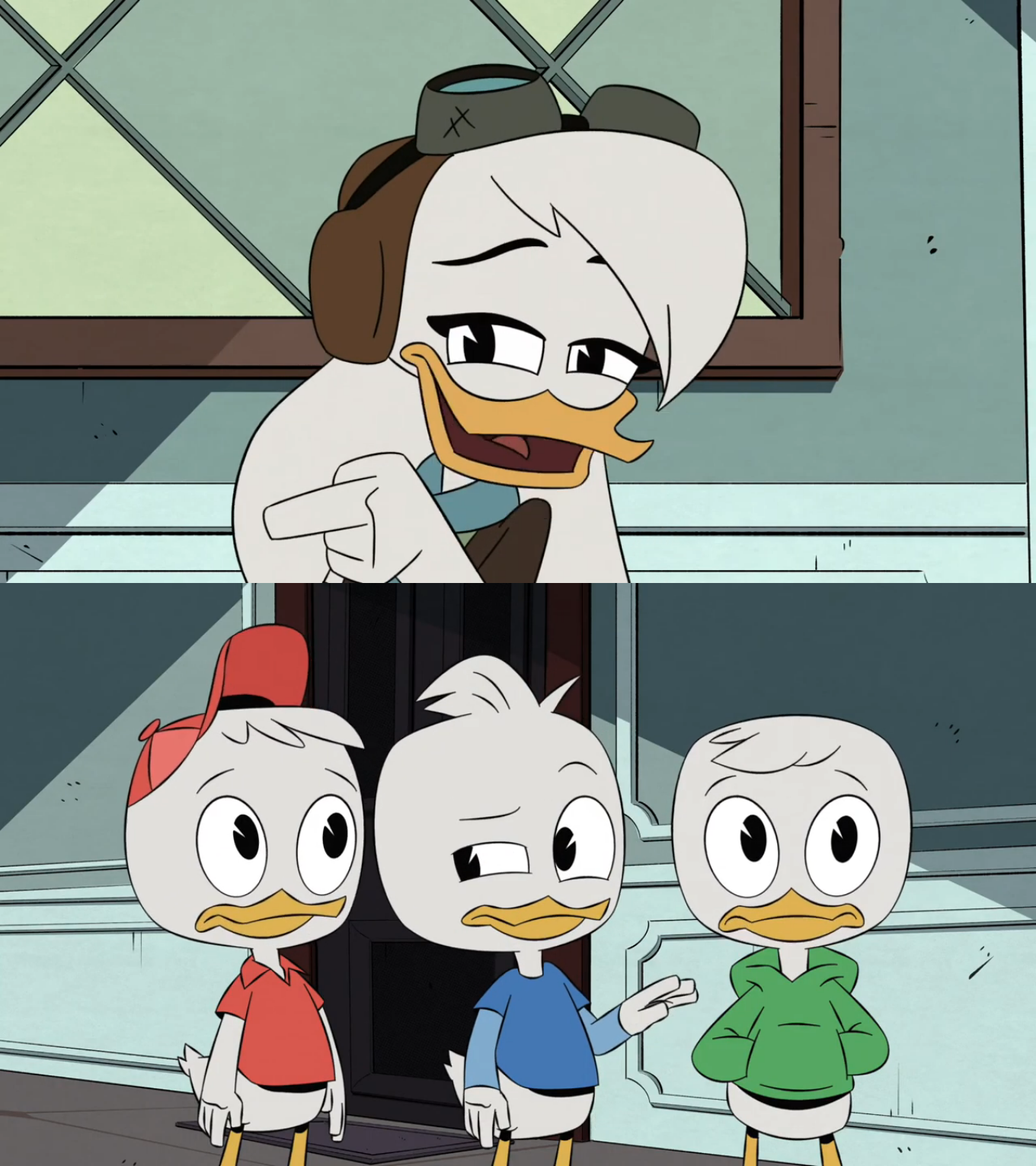 Ducktales della asking the boys  meme template