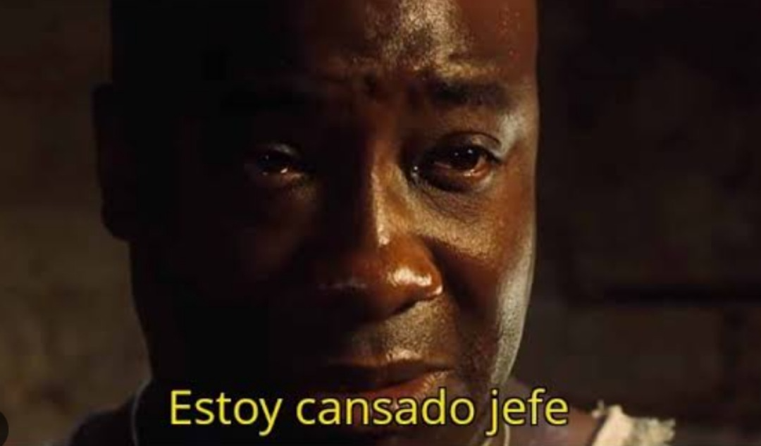 Estoy cansado jefe meme template