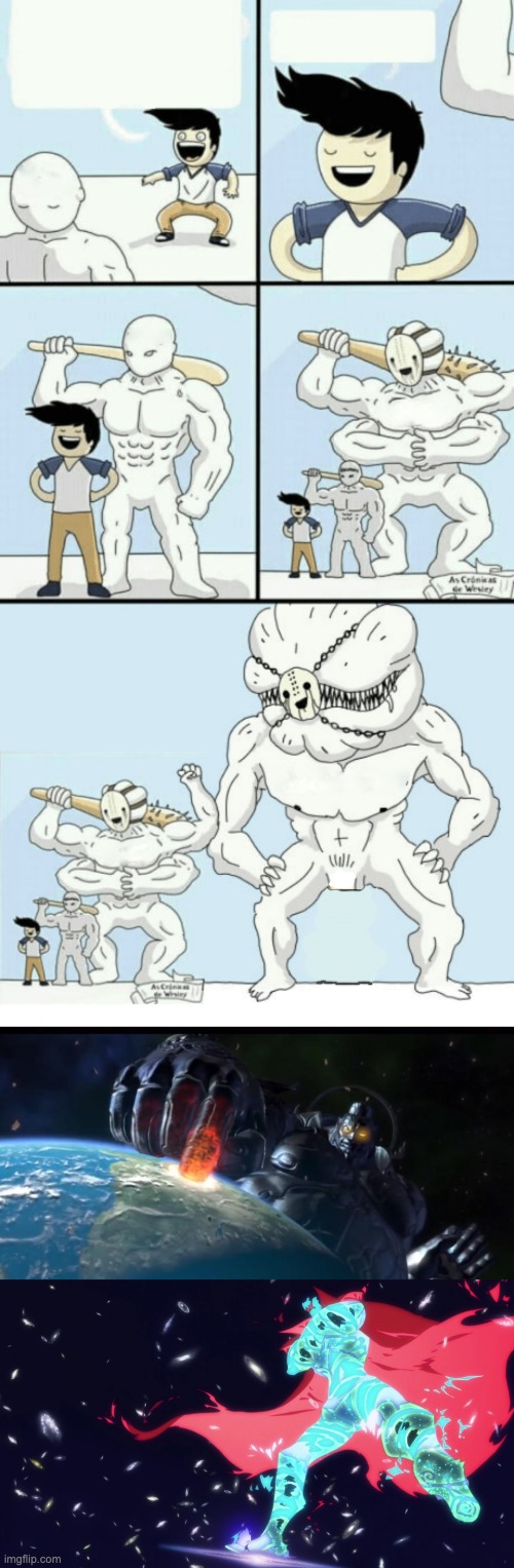 Even bigger guy  meme template