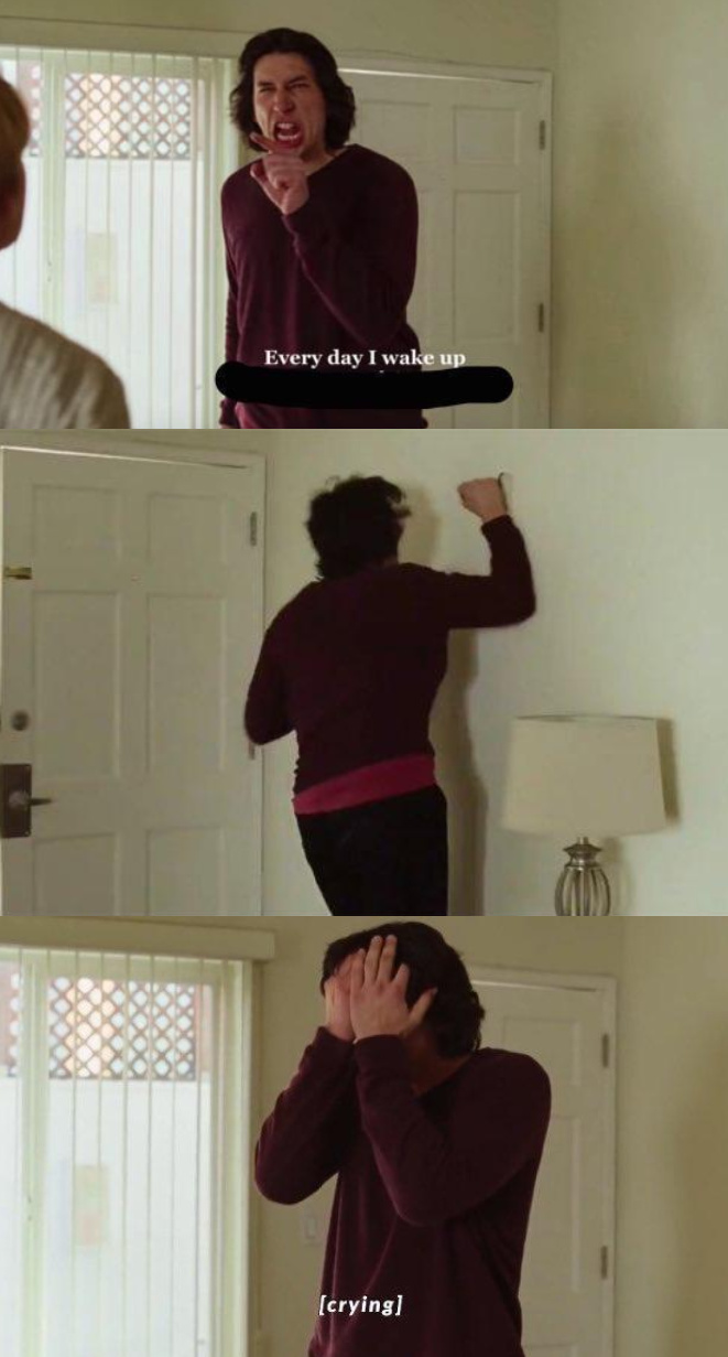 Everyday i wake up hd  meme template