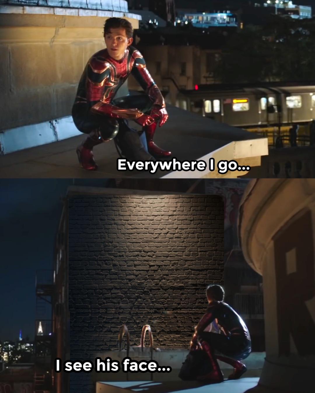 Everywhere I Go Spider-Man  meme template