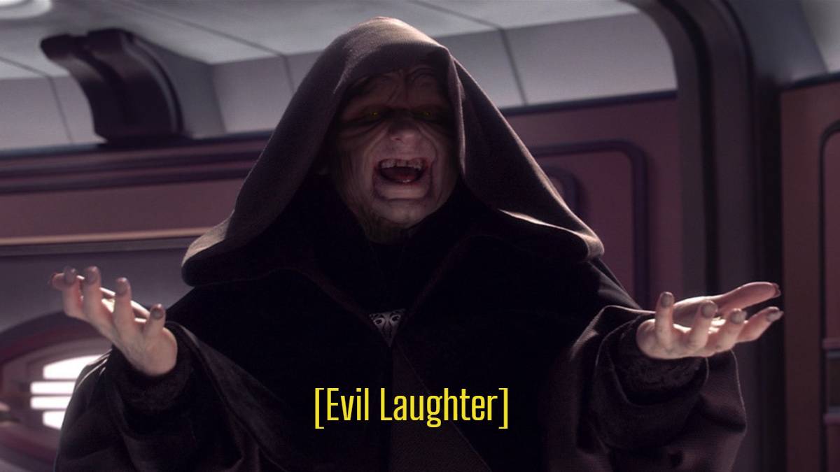 Evil laughter  meme template