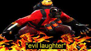 *evil laughter*  meme template