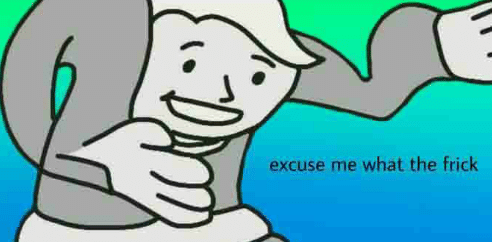 Excuse Me What The Frick  meme template