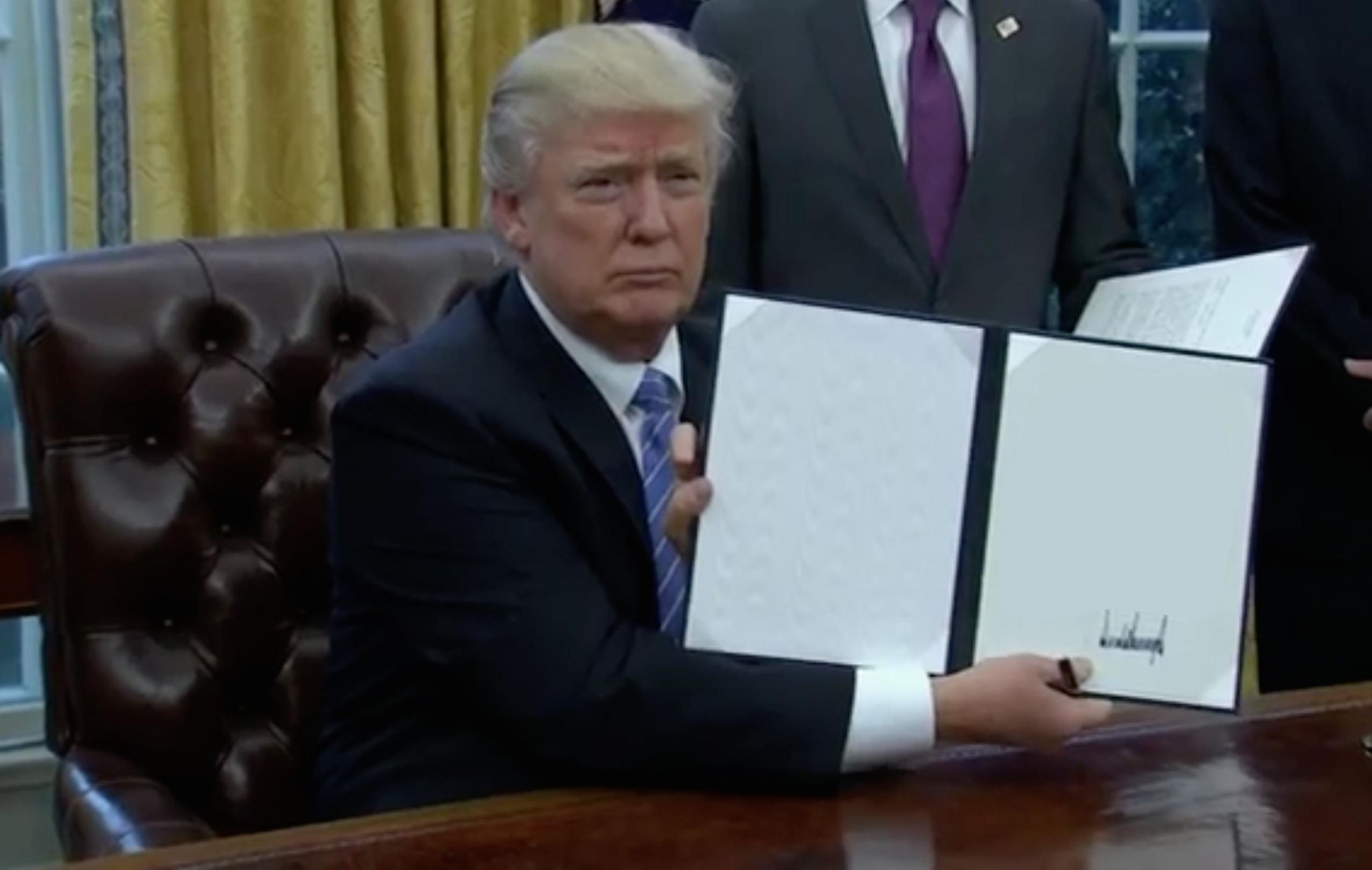Executive Order Trump meme template