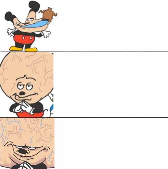Expanding Brain Mokey  meme template