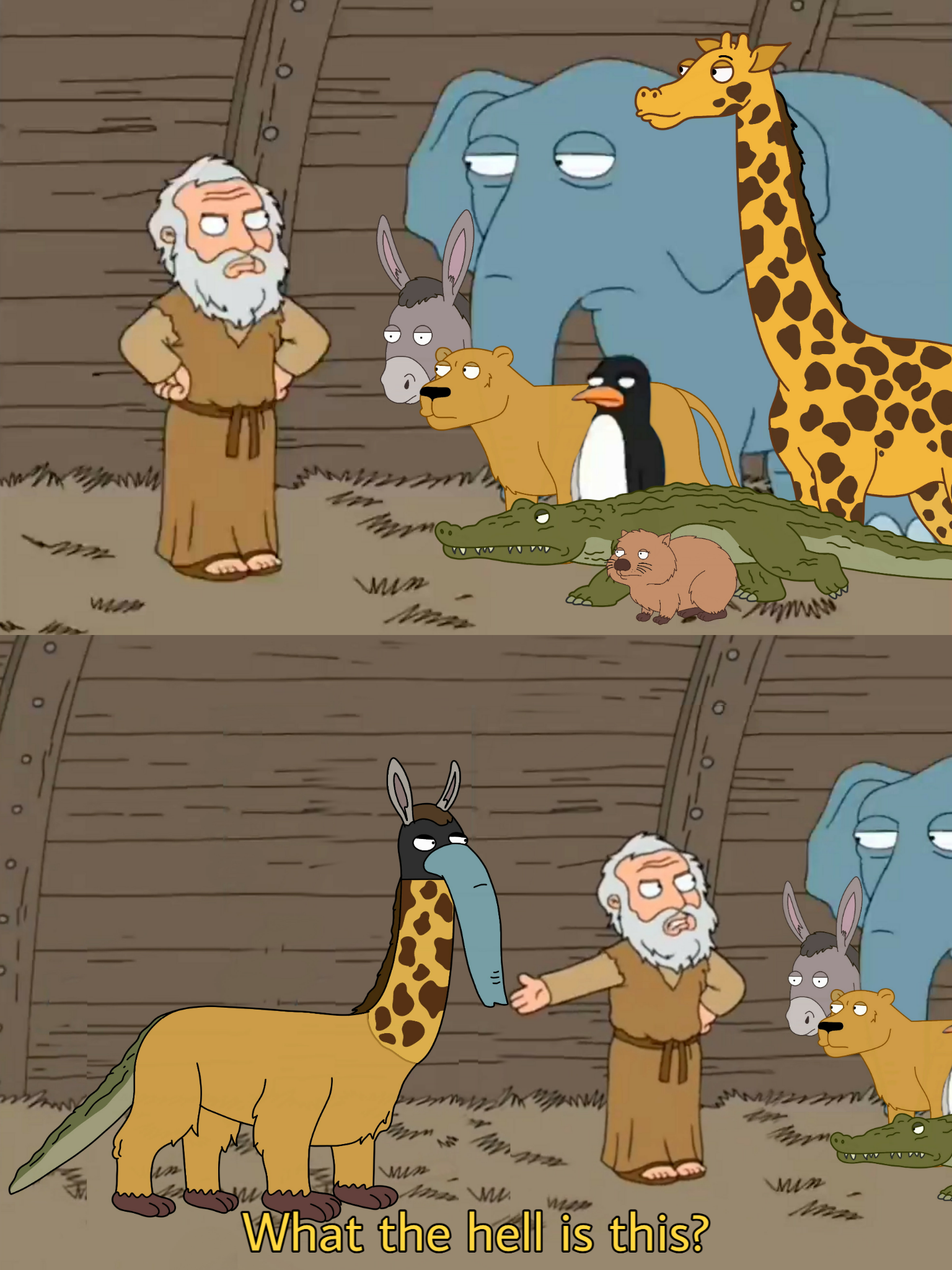 Family guy Noah  meme template