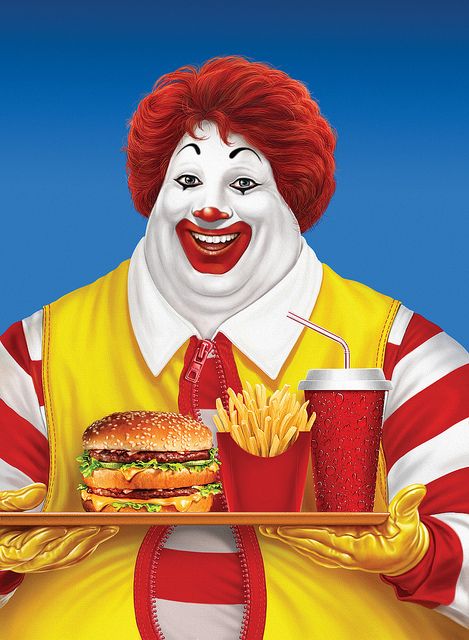 Fat Ronald McDonald  meme template