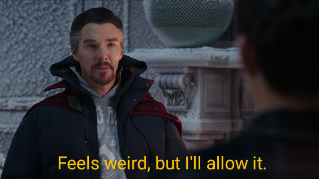 Feels Weird, but I'll Allow It.  meme template