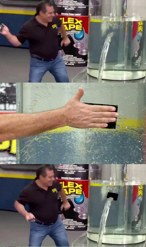 Flex Tape Fail  meme template