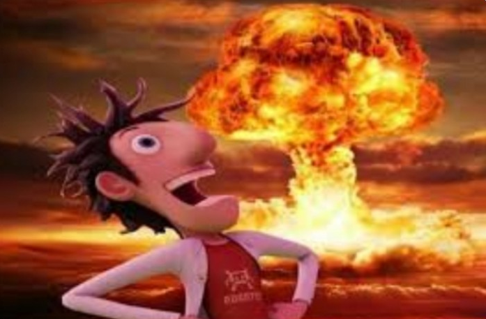 Flint Lockwood explosion  meme template