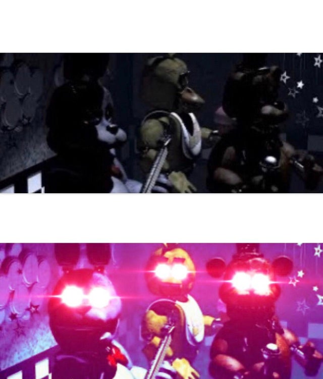FNaF Death Eyes  meme template
