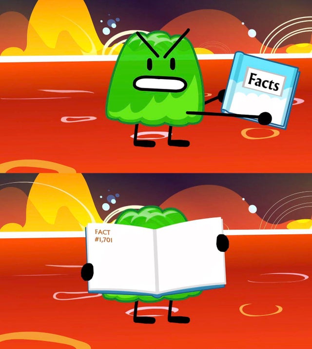Gelatin's Book of Facts  meme template