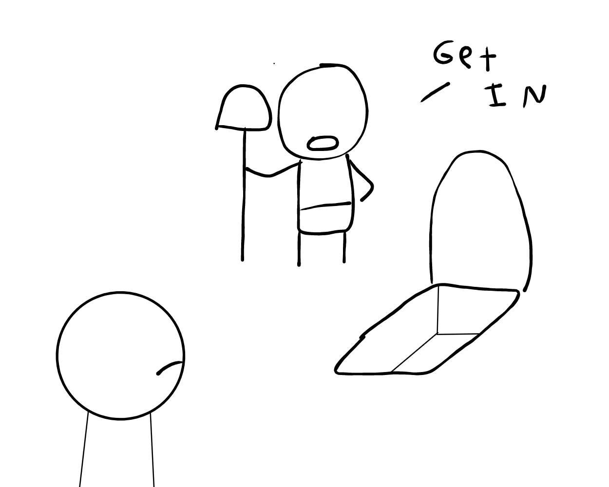 Get in there  meme template