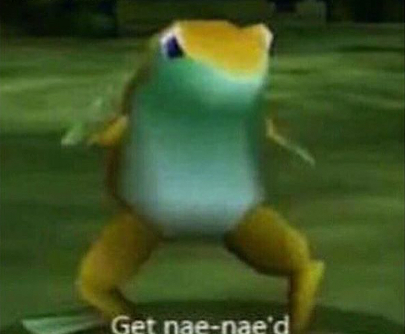 Get nae-nae'd  meme template