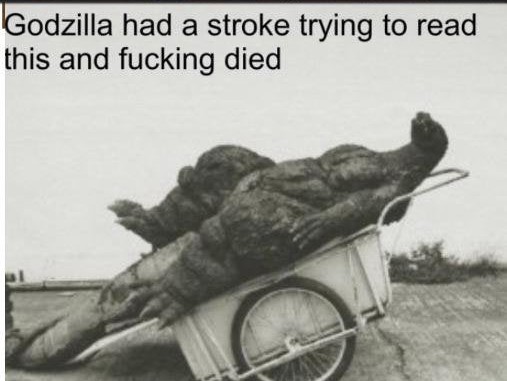 Godzilla  meme template