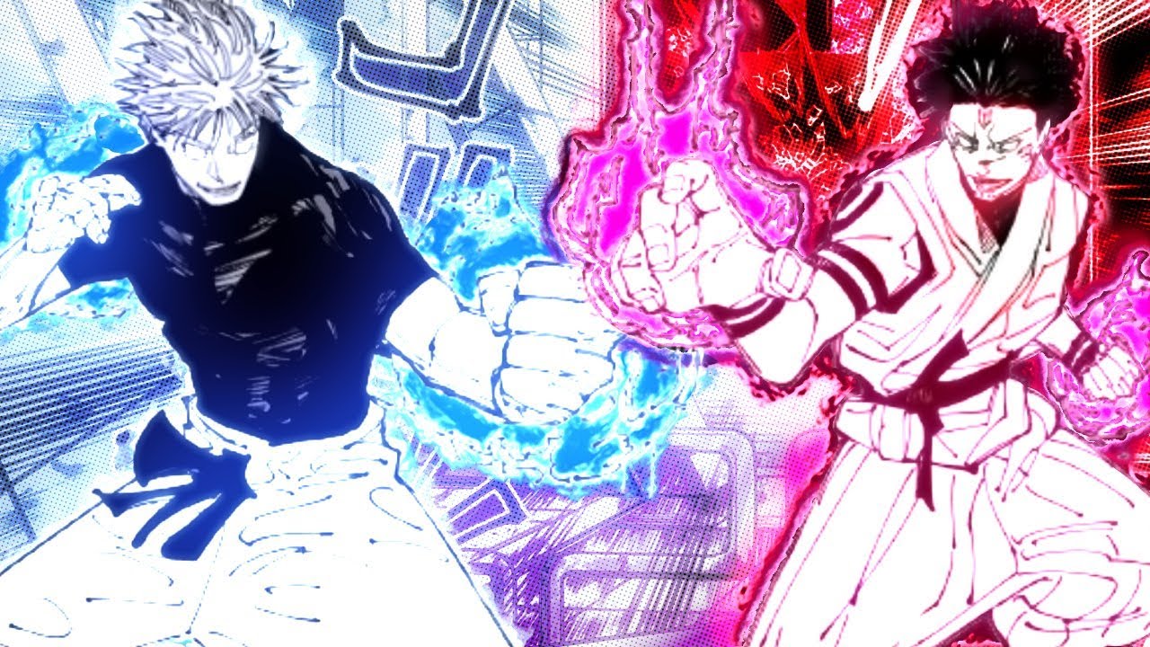 Gojo vs sukana meme template