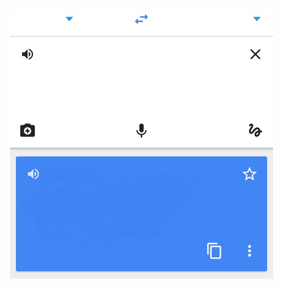 Google Translate meme template