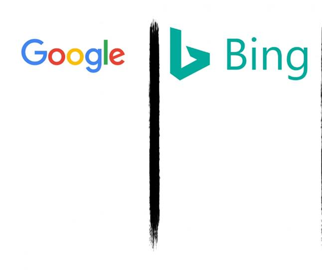 Google v. Bing  meme template