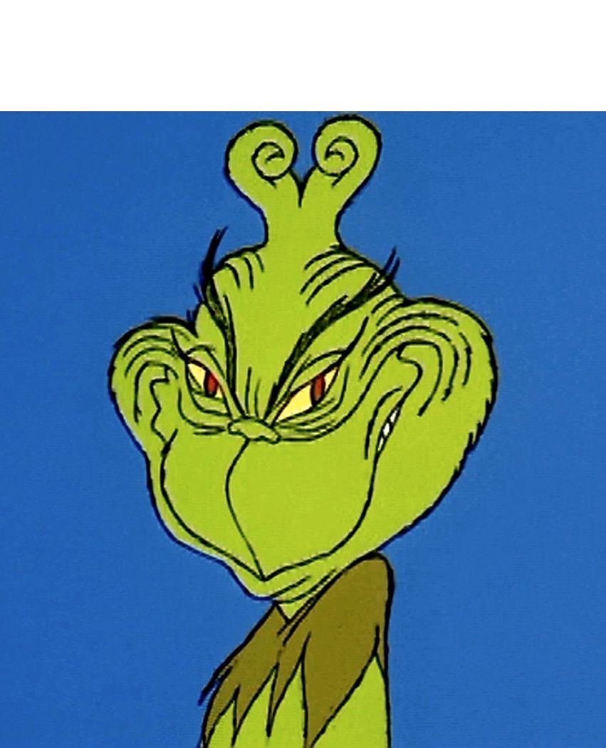 Grinch Smile  meme template