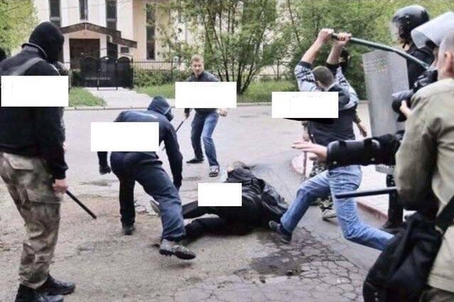 Group Beating  meme template