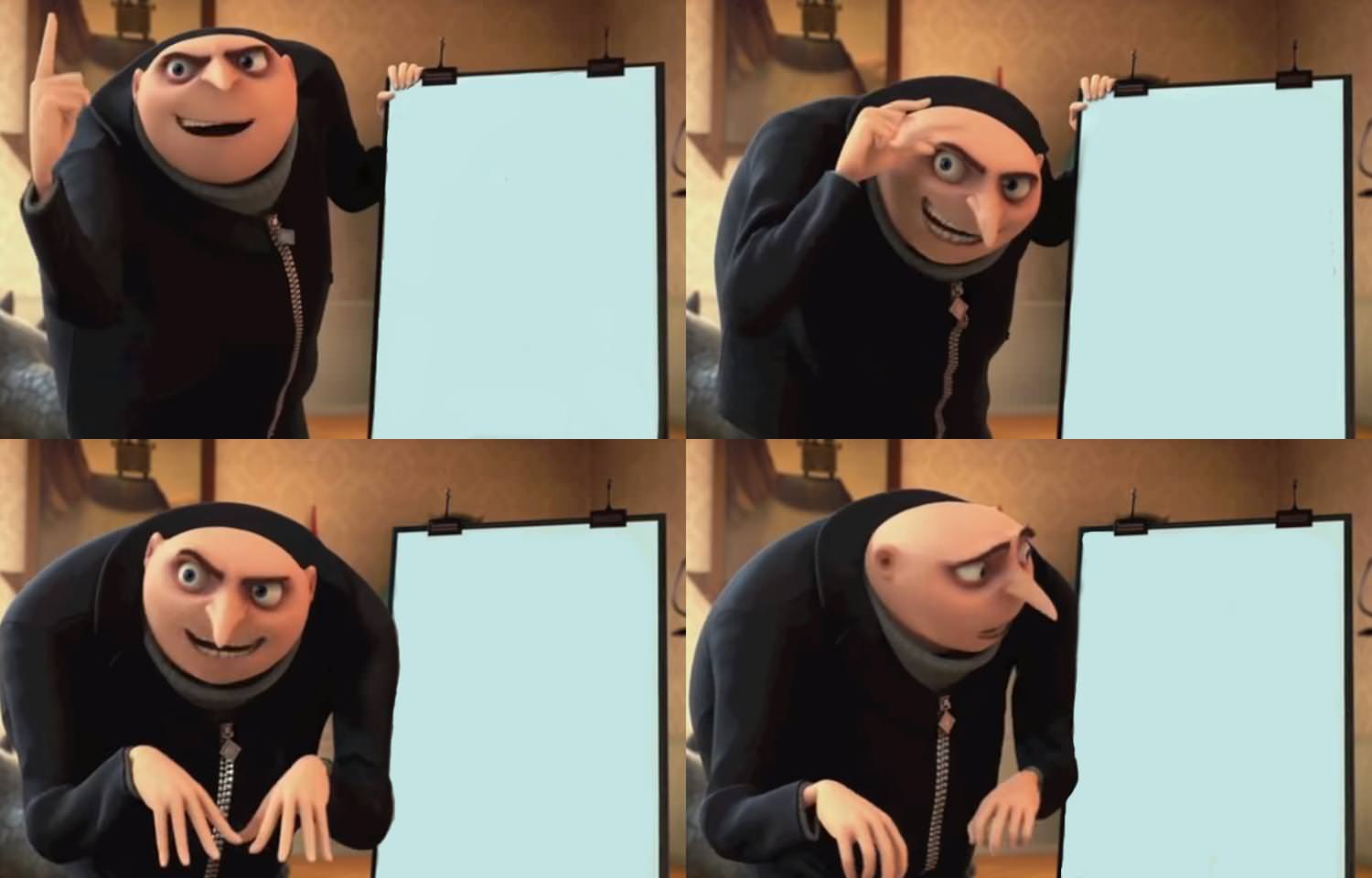Gru  meme template