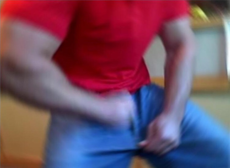Guy unzip pants  meme template