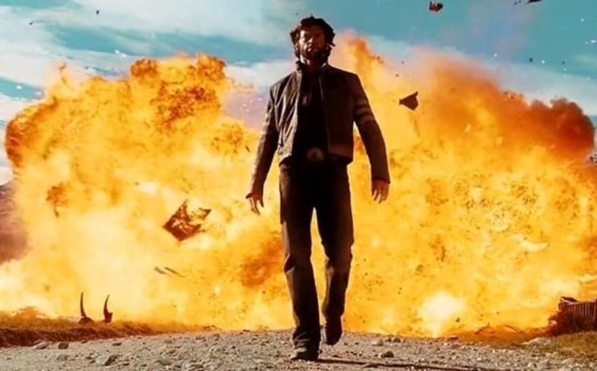 Guy Walking Away From Explosion  meme template