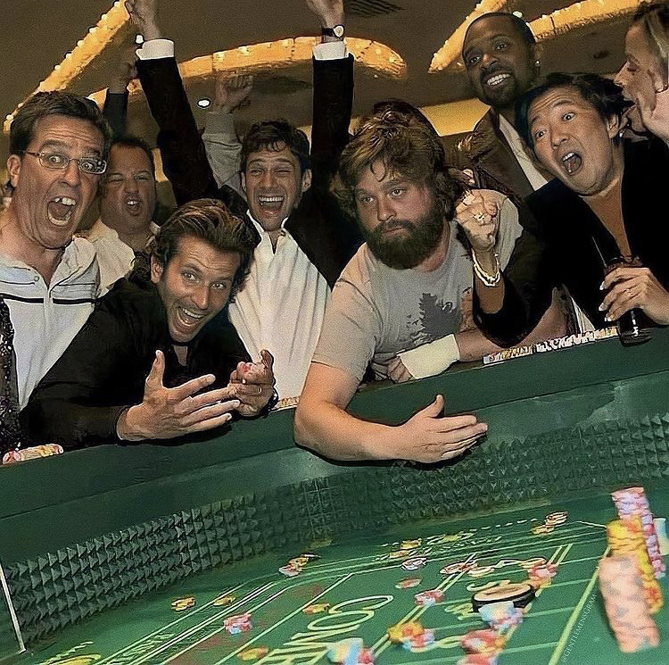 Hangover casino  meme template